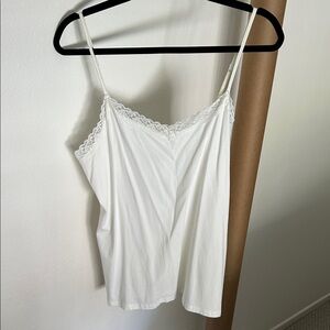 Merona White Lace Cami